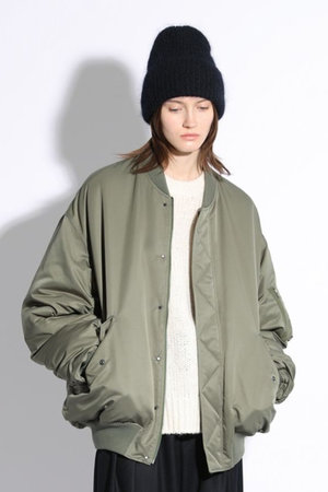 SACRA(サクラ)｜プレミアムハイカウントツイルブルゾン/カーキ の通販