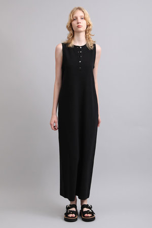 SACRA(サクラ)｜ダブルフェイスコットンノースリーブワンピース