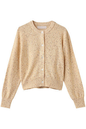 マリリンムーン ブラウス　カーディガン Marilyn Moon（マリリンムーン） カーディガン wool cotton aran knit