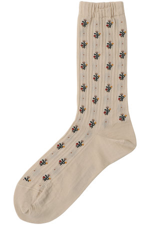 ANTIPAST(アンティパスト)｜フラワーストライプソックス