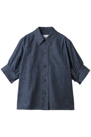JIL SANDER(ジル サンダー)｜コットンシャンブレー ハーフスリーブ
