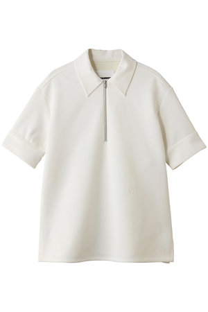 JIL SANDER(ジル サンダー)｜コットンブレンド ニットポロ Tシャツ