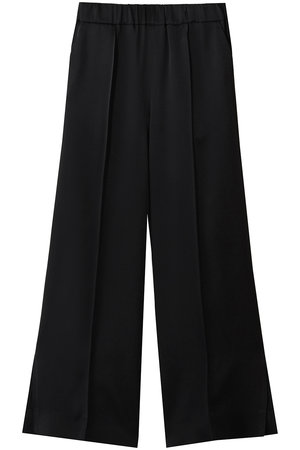 JIL SANDER(ジル サンダー)｜エンバーサテン パンツ/ブラック の通販