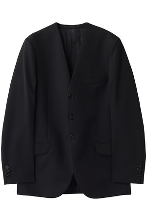 JIL SANDER(ジル サンダー)｜ウール ギャバジン ノーカラージャケット