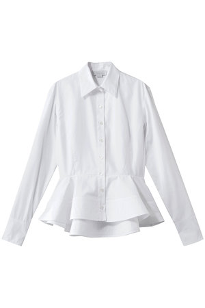STELLA McCARTNEY(ステラ マッカートニー)｜ポプリンペプラムシャツ