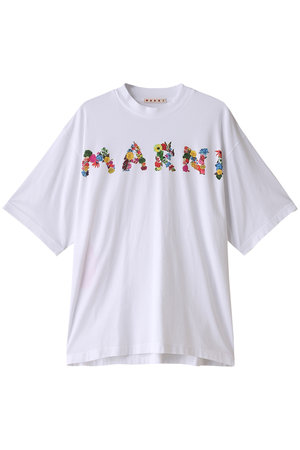 MARNI(マルニ)｜フラワーロゴTシャツ/リリーホワイト の通販｜ELLESHOP ...