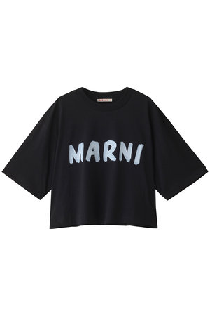 MARNI(マルニ)｜ペイントロゴTシャツ/ブラック の通販｜ELLESHOP・(エル・ショップ)