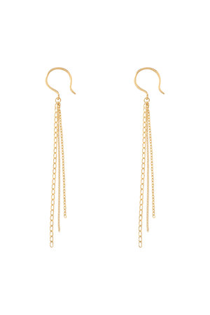 MARIHA(マリハ)｜雨音 ピアス 5cm/ゴールド の通販｜ELLESHOP・(エル