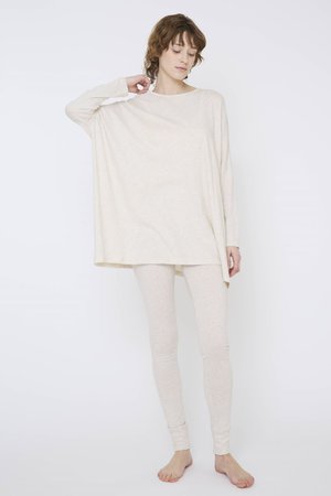 nanadecor ナナデェコール　ファインニットレギンス　ライトグレー 定番アイテム｜ファインニットレギンス ライトグレー | すべての