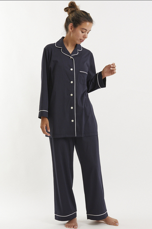 nanadecor　ベルガモットパジャマ　未使用 nanadecor(ナナデェコール)｜ベルガモットパジャマ/ネイビー の