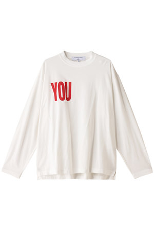 Ron Herman(ロンハーマン)｜【KATHARINE HAMNETT】【Ron Herman別注】ロゴプリントTシャツ “YOU”/ホワイト  の通販｜ELLESHOP・(エル・ショップ)