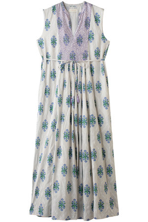 ne Quittez pas(ヌキテパ)｜Cotton Jacquard Iberis print Embroidery
