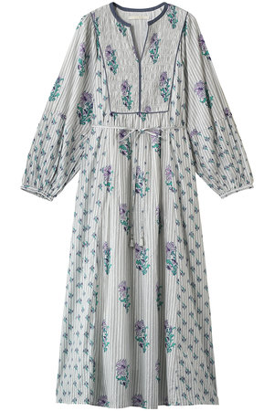 ne Quittez pas(ヌキテパ)|Cotton Jacquard Lily Print シャーリング ne Quittez pas(ヌキテパ)|Cotton Jacquard Lily Print シャーリング