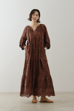 ne Quittez pas(ヌキテパ)｜Cotton Voile Lupina Cifre ロングスリーブ