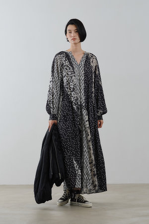 ne Quittez pas(ヌキテパ)｜Cotton Rayon Patchwork フラワープリント