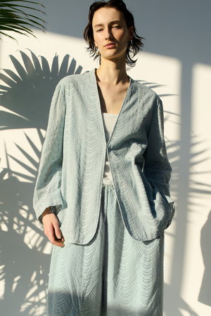 ne Quittez pas(ヌキテパ)｜Cotton Voile Neem Cifre エンブロイダリー