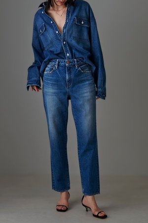 RED CARD TOKYO(レッドカード トーキョー)｜Common テーパードデニムパンツ/kita - Indigo Mid  の通販｜ELLESHOP・(エル・ショップ)