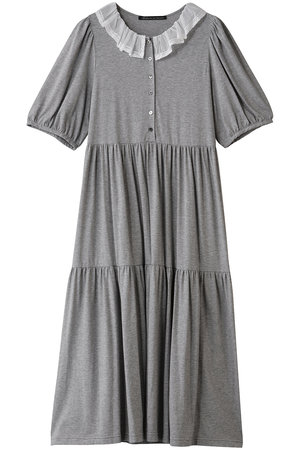 Bilitis dix-sept ansシャツロングワンピース　　リボン　レース Bilitis dix-sept ans｜ビリティス・ディセッタンのワンピース