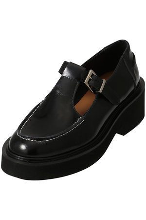 FABIO RUSCONI(ファビオ ルスコーニ)｜Tストラップ厚底ローファー