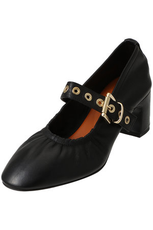 FABIO RUSCONI(ファビオ ルスコーニ)｜ハトメベルト付きギャザー