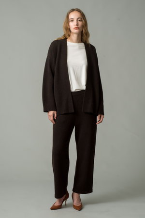 DEMYLEE(デミリー)｜KALI ヤクウール ロングニットカーディガン