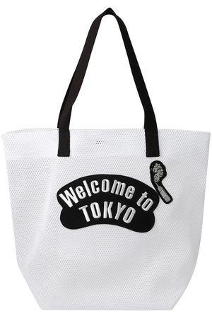 LUDLOW(ラドロー)｜Mesh tote/ホワイト の通販｜ELLESHOP・(エル