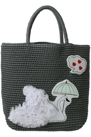 LUDLOW(ラドロー)｜【予約販売】Cord bag (Swan)/グレー の通販