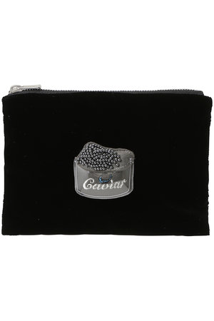 ラドロー　ludow ポーチ キャビア S LUDLOW(ラドロー)｜Flat pouch(Caviar)/ブラック の通販｜ELLESHOP