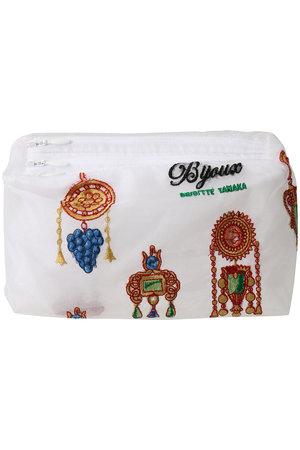 martinique(マルティニーク)｜【brigitte tanaka】ポーチ/ホワイト の