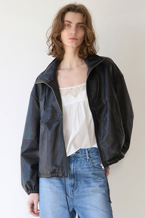 martinique(マルティニーク)｜【HAIKURE】JORDAN NAPPA レザーブルゾン