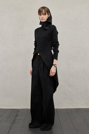 THE RERACS MOHAIR SILK WOOL タートルニット 38 THE RERACS MOHAIR SILK WOOL タートルニット 38