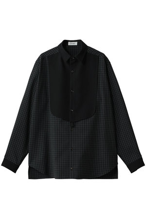 専用✨THE RERACS 　ザ リラクス ビフフロントシャツブラウスチェック THE RERACS(ザ・リラクス)｜ビブフロントシャツ/ギンガムチェック の