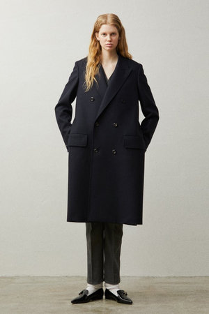THE RERACS/リラクス　19AW ダブルブレスド ロングピーコート THE RERACS(ザ・リラクス)｜【予約販売】ダブルピークドテーラード
