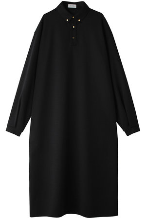 THE RERACS(ザ・リラクス)｜【予約販売】ロングポロドレス/ブラック の