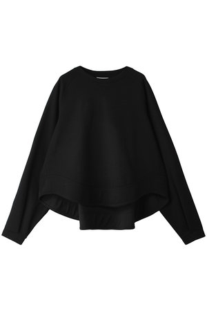 THE RERACS リラクス ラグランAラインショートTシャツ ブラック 36 THE RERACS(ザ・リラクス)｜Aラインショートラグランスウェット