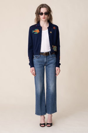 MOTHER(マザー)｜THE MID RISE RAMBLER ZIP ANKLE ストレートデニム