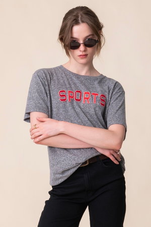 MOTHER(マザー)｜THE ROWDY SPORTS Tシャツ （ZPO） グレー M/グレー