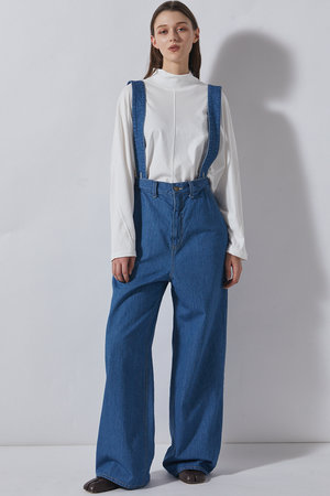 FLORENT(フローレント)｜11oz DENIM サスペンダーパンツ/ブルー の通販