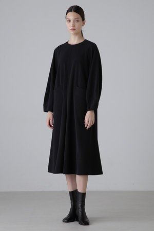 ADORE(アドーア)｜ハイツイストWクロスワンピース/ブラック の通販  