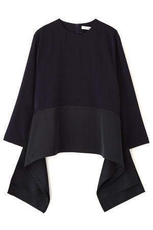 ADORE(アドーア)｜【予約販売】ドライタッチツイルブラウス/ネイビー