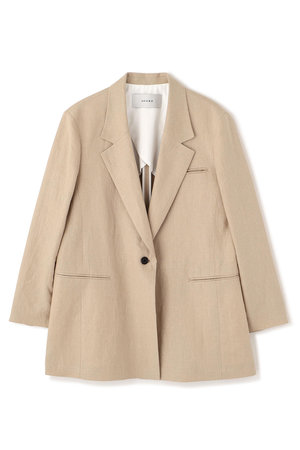 ADORE(アドーア)｜【予約販売】コンパクト麻ジャケット/ベージュ の