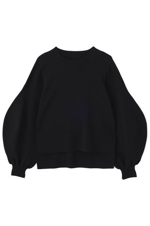 ADORE(アドーア)｜ドライストレッチニットプルオーバー/ブラック の