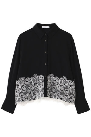 ADORE(アドーア)｜◇ライトジョーゼットブラウス/ブラック の通販