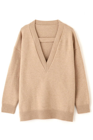 ADORE(アドーア)｜◇ウールカシミヤニット/ベージュ の通販｜ELLESHOP