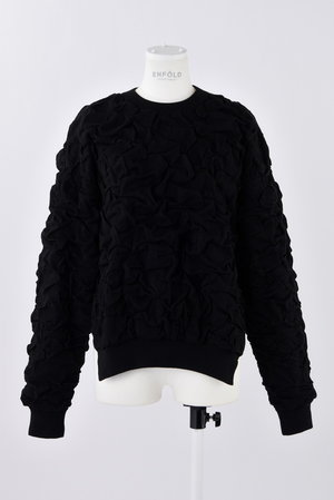 ENFOLD(エンフォルド)｜Wrinkle P.O/プルオーバー/ブラック の通販