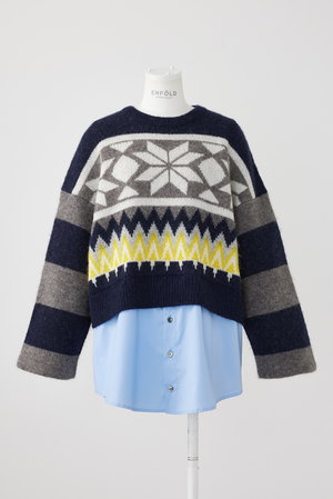 ENFOLD keita maruyama MALIA ニットプルオーバー ENFOLD keita maruyama MALIA ニットプルオーバー