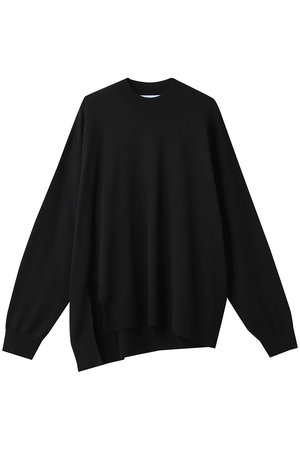 ENFOLD(エンフォルド)｜U SLIT BOX PULLOVER プルオーバー/ブラック の