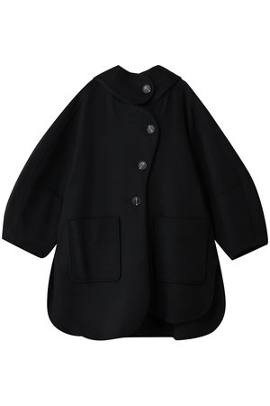 ENFOLD(エンフォルド)｜CIRCLE MODS-COAT/コート/ブラック の通販