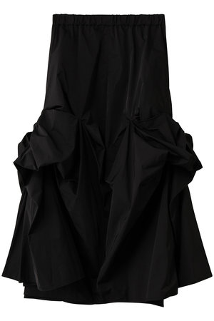 【美品✨】ENFOLDエンフォルド サークルタック スカート38 黒 ENFOLD(エンフォルド)｜RIBBON TUCK SKIRT/スカート/ブラック の通販