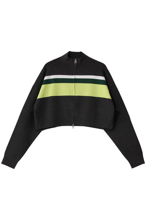 ENFOLD(エンフォルド)｜ZIP CARDIGAN/カーディガン/チャコールグレー